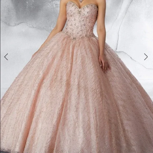 green emerald velvet dress Vizcaya by Morilee Glitter Tulle Quince Dress 89455